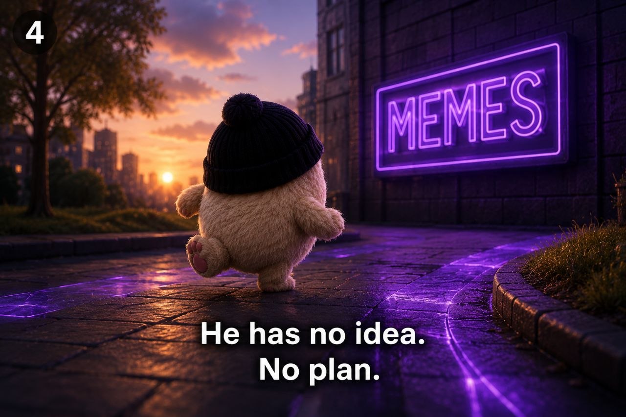 He has no idea. No plan.
